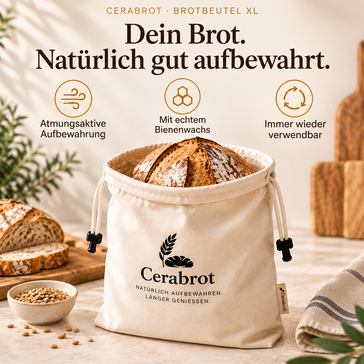Brotbeutel XL
